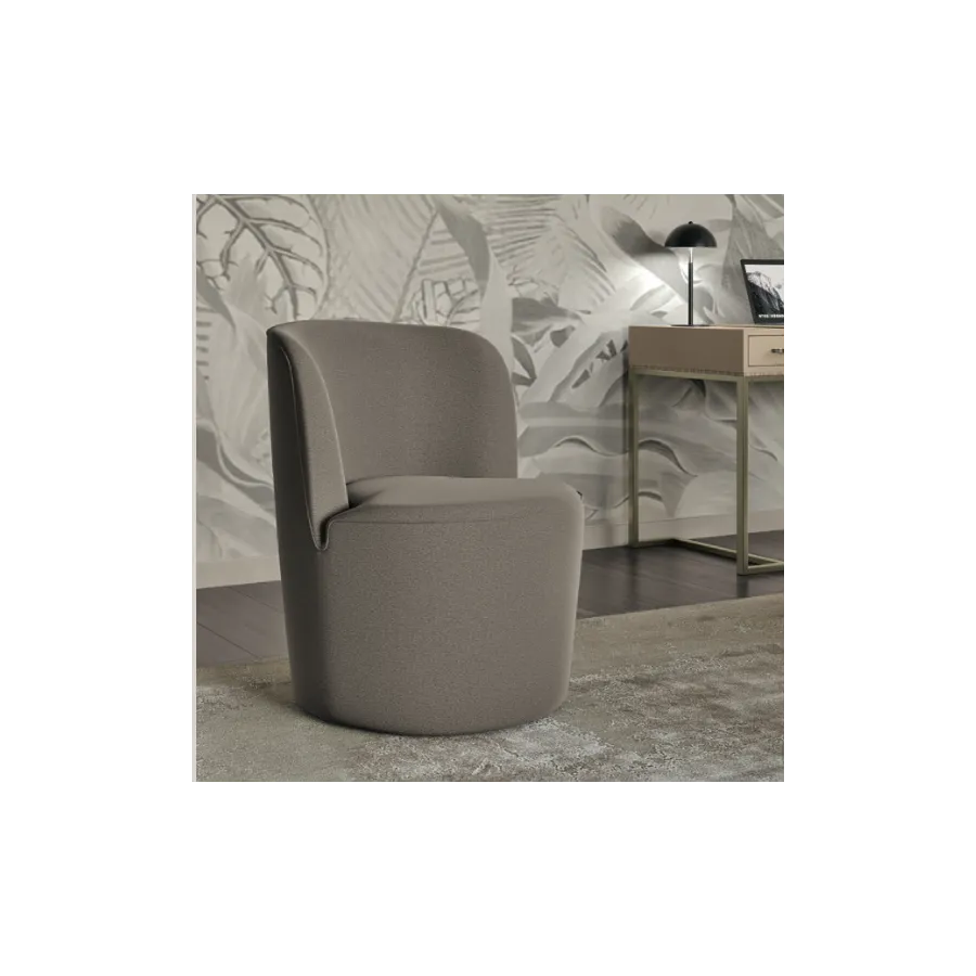 MILANO Włoski fotel tapicerowany kolor DISK 13  77 x 79 x 85cm / 92151