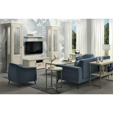 MILANO Włoski fotel tapicerowany kolor CRISS 402 89 x 76 x 77cm / 92150