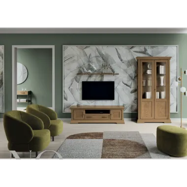 MILANO Włoska Szafka RTV kolor PM8B 140 x 51 x 52cm / 9246