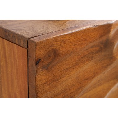 Invicta Szafka RTV wisząca SCORPION 3D mango 180 x 58 x 38cm / 46647