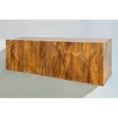 Invicta Szafka RTV wisząca SCORPION 3D mango 180 x 58 x 38cm / 46647