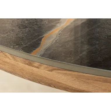 Invicta Stół UNIQUE owalny optyka szarego marmuru 200cm / 46380