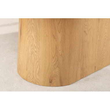 Invicta Stół UNIQUE owalny optyka białego marmuru 200cm / 46381