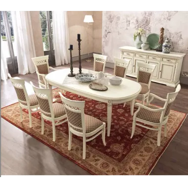 PALAZZO DUCALE ECRU Włoska komoda 3 drzwiowa 160 x 94 x 52.5cm / 71BO05