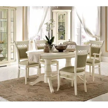 PALAZZO DUCALE ECRU Włoska komoda 2 drzwiowa 114 x 94 x 52.5cm / 71BO04