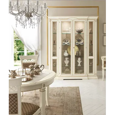 PALAZZO DUCALE ECRU Włoska komoda 2 drzwiowa 114 x 94 x 52.5cm / 71BO04