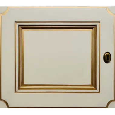 PALAZZO DUCALE ECRU Włoska witryna narożna 1 drzwiowa 88 x 214 x 62cm / 71BO12