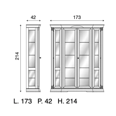 PALAZZO DUCALE ECRU Włoski Stół rozkładany Ø 110-148 x 76cm / 71BO54