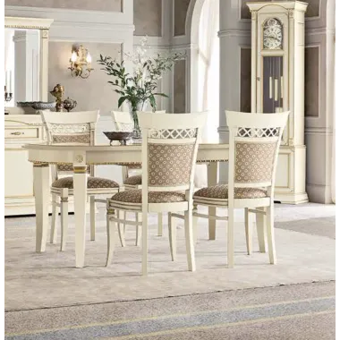 PALAZZO DUCALE ECRU Włoski Stół rozkładany 160-240 x 76 x 100cm / 71BO56