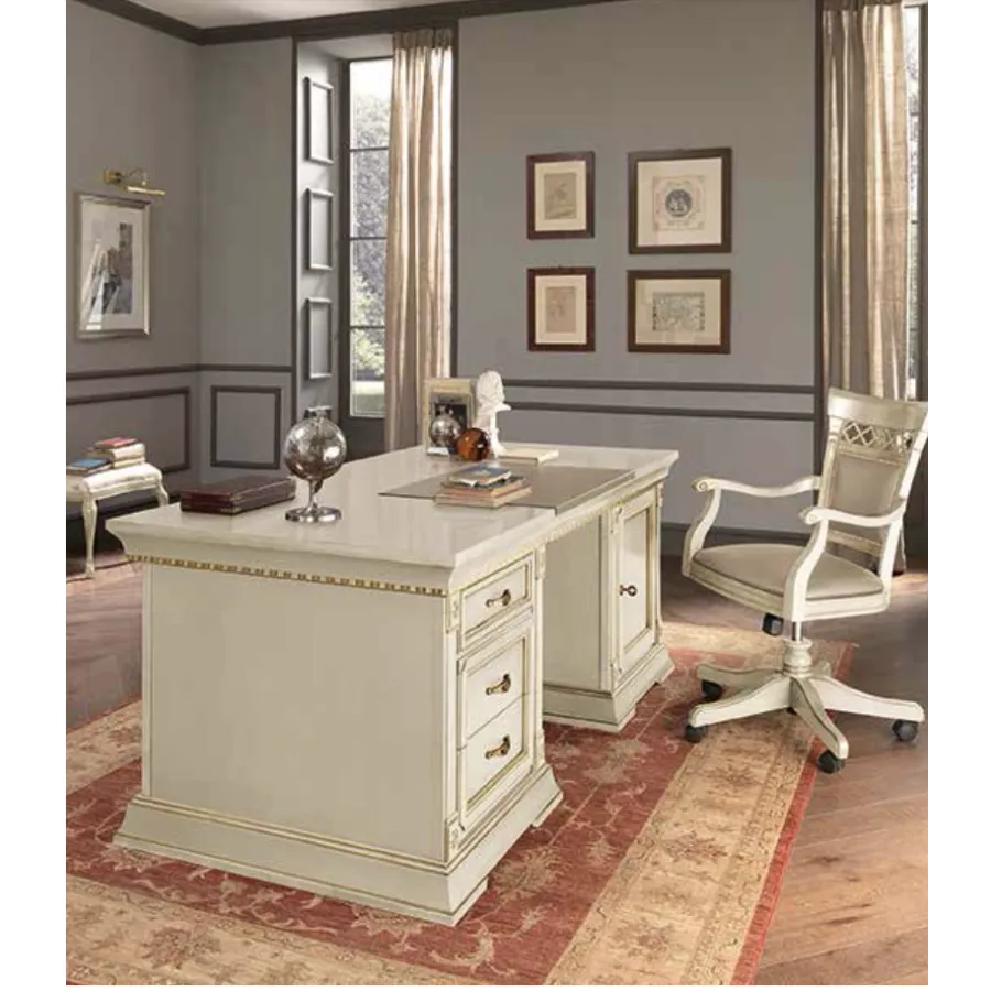 PALAZZO DUCALE ECRU Włoski Stół rozkładany 140-230 x 76 x 85cm / 71BO53