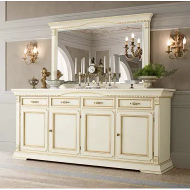 PALAZZO DUCALE ECRU Włoskie biurko Junior 118 x 78 x 61cm / 71BO04SR