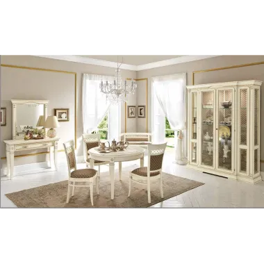 PALAZZO DUCALE ECRU Włoskie biurko Junior 118 x 78 x 61cm / 71BO04SR