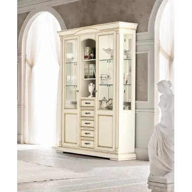 PALAZZO DUCALE ECRU Włoskie biurko Junior 118 x 78 x 61cm / 71BO04SR