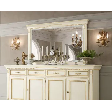 PALAZZO DUCALE ECRU Włoskie biurko Junior 118 x 78 x 61cm / 71BO04SR