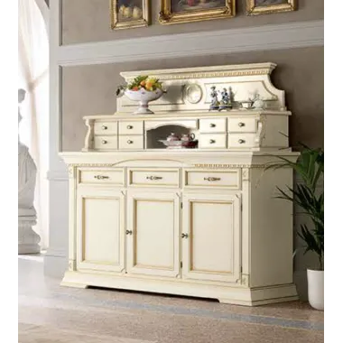 PALAZZO DUCALE ECRU Włoskie biurko Junior 118 x 78 x 61cm / 71BO04SR