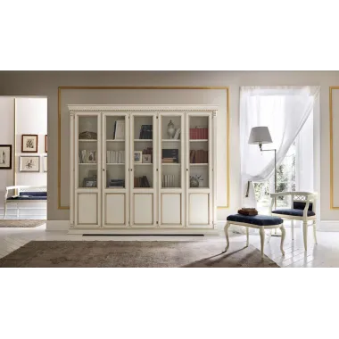 PALAZZO DUCALE ECRU Włoskie biurko Junior 118 x 78 x 61cm / 71BO04SR