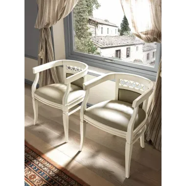 PALAZZO DUCALE ECRU Włoskie biurko Junior 118 x 78 x 61cm / 71BO04SR