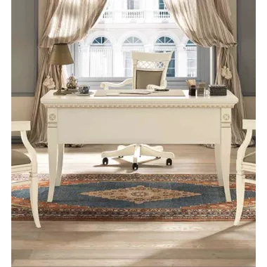 PALAZZO DUCALE ECRU Włoskie biurko Junior 118 x 78 x 61cm / 71BO04SR