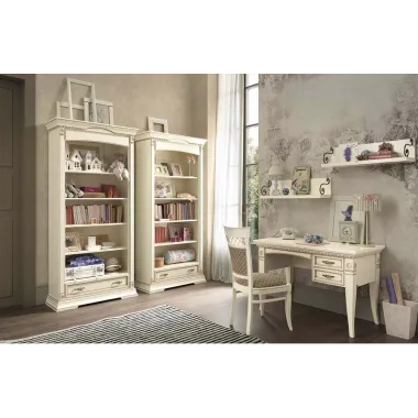 PALAZZO DUCALE ECRU Włoskie biurko Junior 118 x 78 x 61cm / 71BO04SR