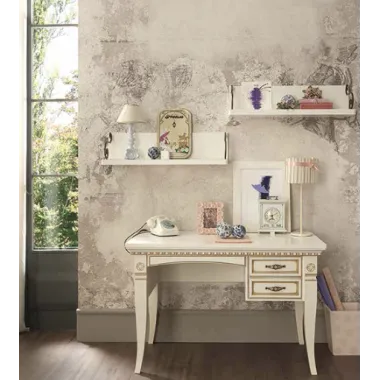 PALAZZO DUCALE ECRU Włoskie biurko Junior 118 x 78 x 61cm / 71BO04SR