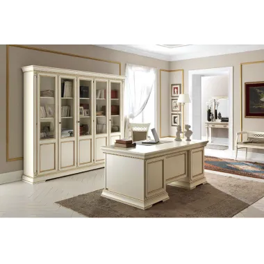 PALAZZO DUCALE ECRU Włoskie biurko 147 x 78 x 65cm / 71BO03SR