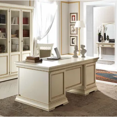 PALAZZO DUCALE ECRU Włoskie biurko 147 x 78 x 65cm / 71BO03SR