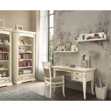 PALAZZO DUCALE ECRU Włoskie biurko 147 x 78 x 65cm / 71BO03SR