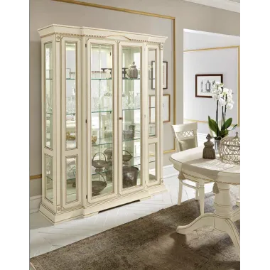 PALAZZO DUCALE ECRU Włoski fotel biurowy 56.5 x 95-102 x 72cm / 71BO02PL