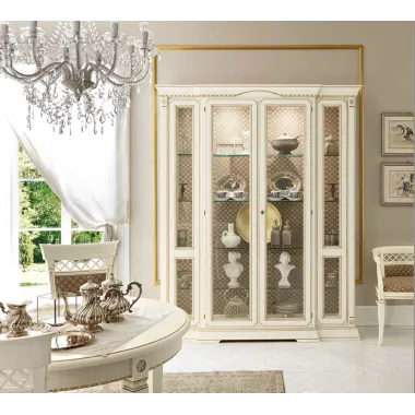 PALAZZO DUCALE ECRU Włoski fotel biurowy 56.5 x 95-102 x 72cm / 71BO02PL