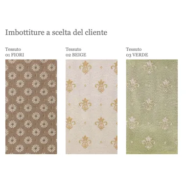 PALAZZO DUCALE ECRU Włoski fotel biurowy 56.5 x 95-102 x 72cm / 71BO02PL