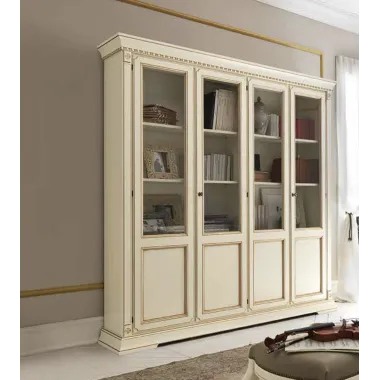 PALAZZO DUCALE ECRU Włoski fotel biurowy 56.5 x 95-102 x 72cm / 71BO02PL