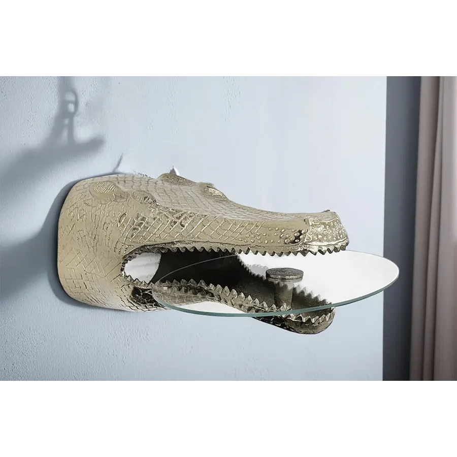 Invicta Stolik kawowy WILDLIFE CROCODILE 60cm / 44843