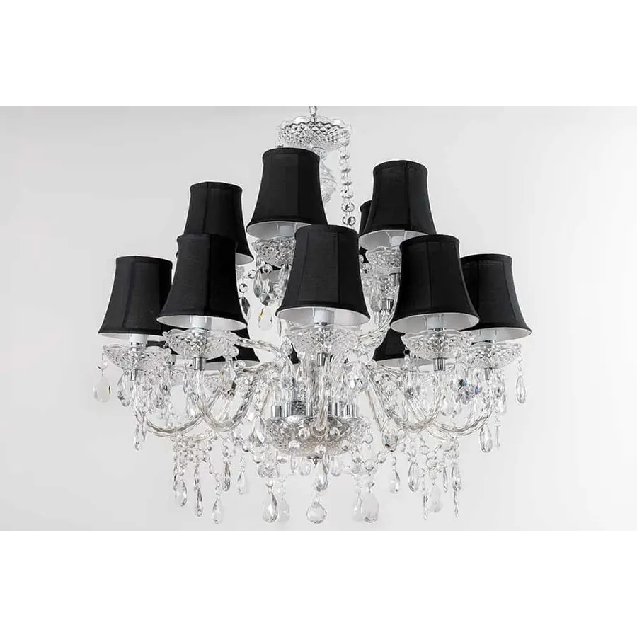 Invicta żyrandol czarny 15 cm / 44803