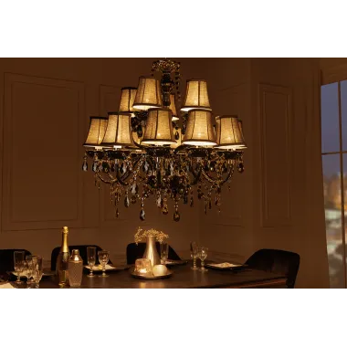 Invicta żyrandol czarny 15 cm / 44803