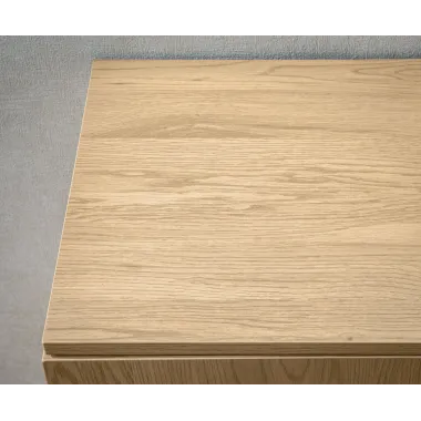 WOHNLING Komoda ratanowa BAMBOO dąb 140 x 80 x 39cm / WL6.892