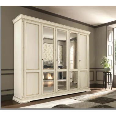 PALAZZO DUCALE ECRU Włoskie Łóżko tapicerowane wezgłowie eco skóra 180 x 200cm / 71BO15LT