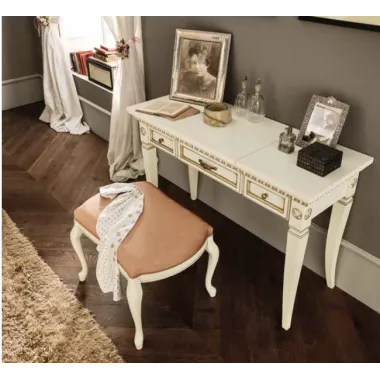 PALAZZO DUCALE ECRU Włoskie Łóżko tapicerowane wezgłowie eco skóra 180 x 200cm / 71BO15LT