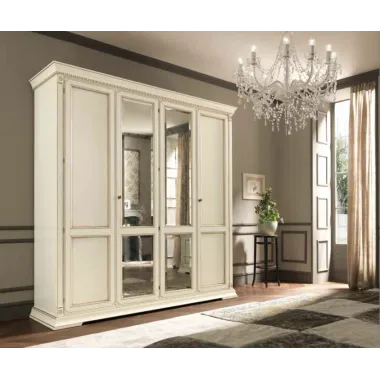 PALAZZO DUCALE ECRU Włoskie Łóżko tapicerowane wezgłowie eco skóra niski podnóżek 180 x 200cm / 71BO35LT