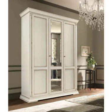 PALAZZO DUCALE ECRU Włoskie Łóżko perforowane wezgłowie niski podnóżek 140 x 200cm / 71BO23LT