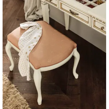 PALAZZO DUCALE ECRU Włoskie Łóżko perforowane wezgłowie niski podnóżek 160 x 200cm / 71BO24LT