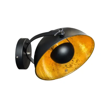 Invicta Kinkiet STUDIO czarno-złoty 38cm / 35124