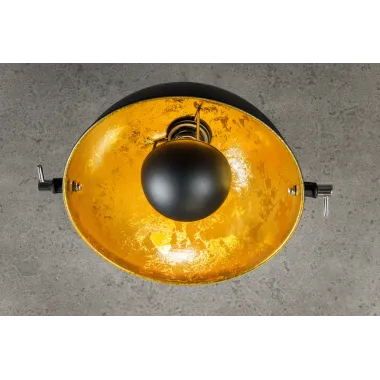 Invicta Kinkiet STUDIO czarno-złoty 38cm / 35124