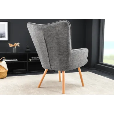 Invicta Fotel SCANDINAVIA z podłokietnikami 73cm / 44023