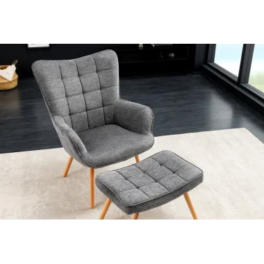 Invicta Fotel SCANDINAVIA z podłokietnikami 73cm / 44023