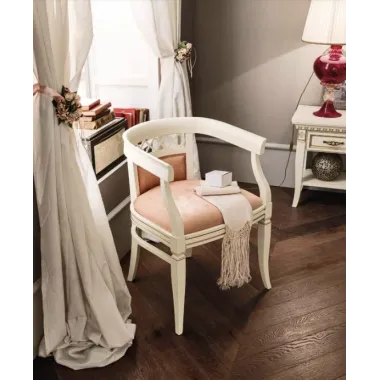 PALAZZO DUCALE ECRU Włoskie Łóżko perforowane wezgłowie wysoki podnóżek 180 x 200cm / 71BO05LT