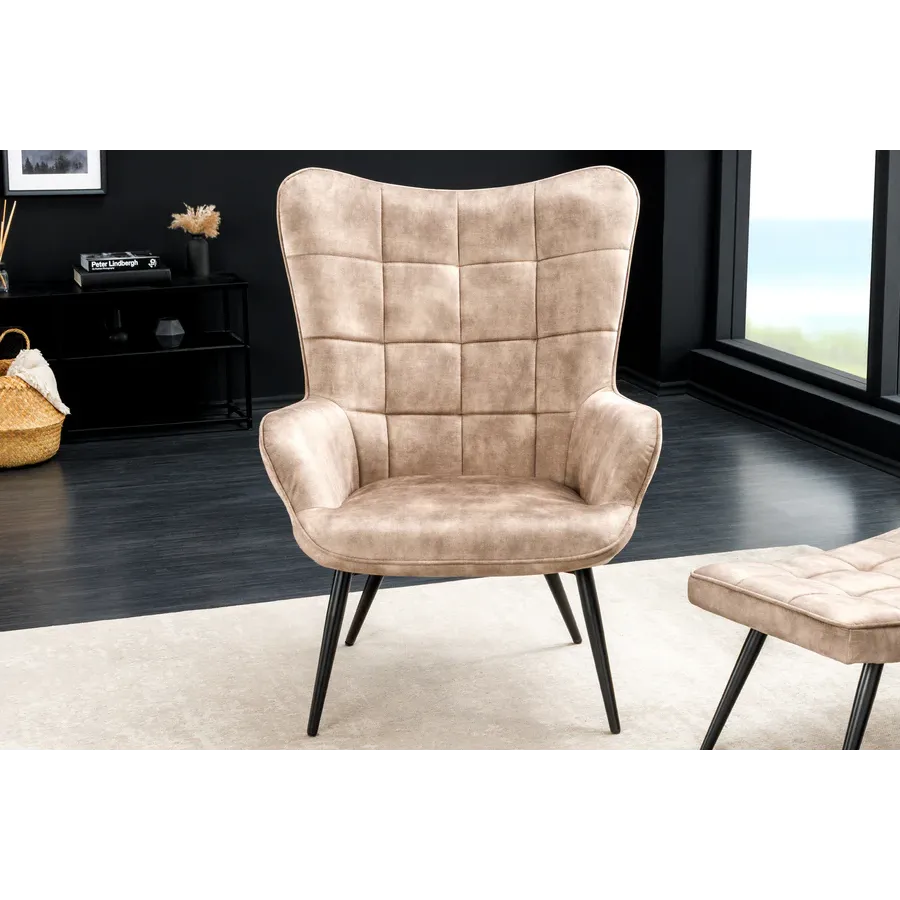 Invicta Fotel SCANDINAVIA z podłokietnikami 73cm / 44021