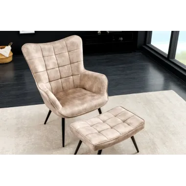 Invicta Fotel SCANDINAVIA z podłokietnikami 73cm / 44021