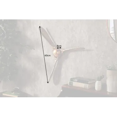 Invicta Dekoracja ścienna śmigło ŚRUBA 60cm / 39560