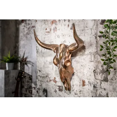 Invicta Dekoracja ścienna czaszka MATADOR 70cm / 39533