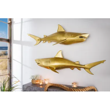 Invicta Dekoracja ścienna HAI 105cm złota / 43046